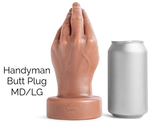 Handyman Medium Large Butt Plug Dildo