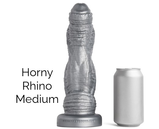 Horny Rhino Medium Hankeys Toys Dildo