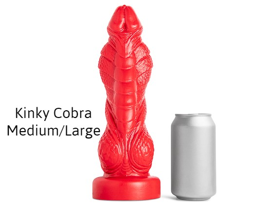 Kinky Cobra Medium Large Hankeys Toys Dildo