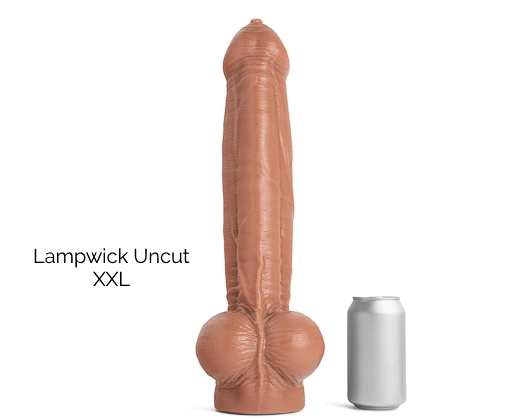 Lampwick Uncut XXL Hankeys Toys Dildo