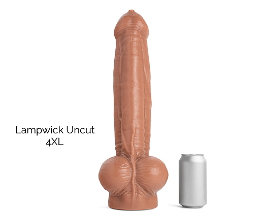 Lampwick Uncut 4XL Hankeys Toys Dildo